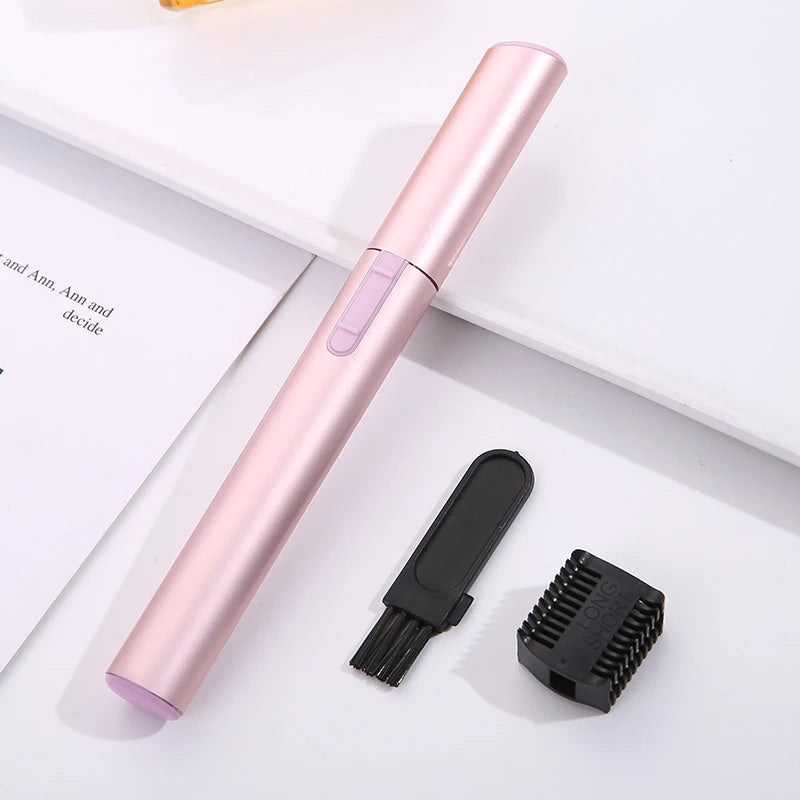 2022 Portable Mini Electric Eyebrow Trimmer Pen Painless Body Hair Removal Shaver Epilator Razor Recortador De Cejas Made Metal MegaBDM