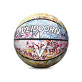 Veidoorn Custom LOGO Size 7 Quick Dry Rubber Indoor/Outdoor Official Basketball for Men Official Ball