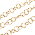 Pandahall 4mm 304 Stainless Steel Spool Rolo Belcher Chains Jewelry Findings & Components