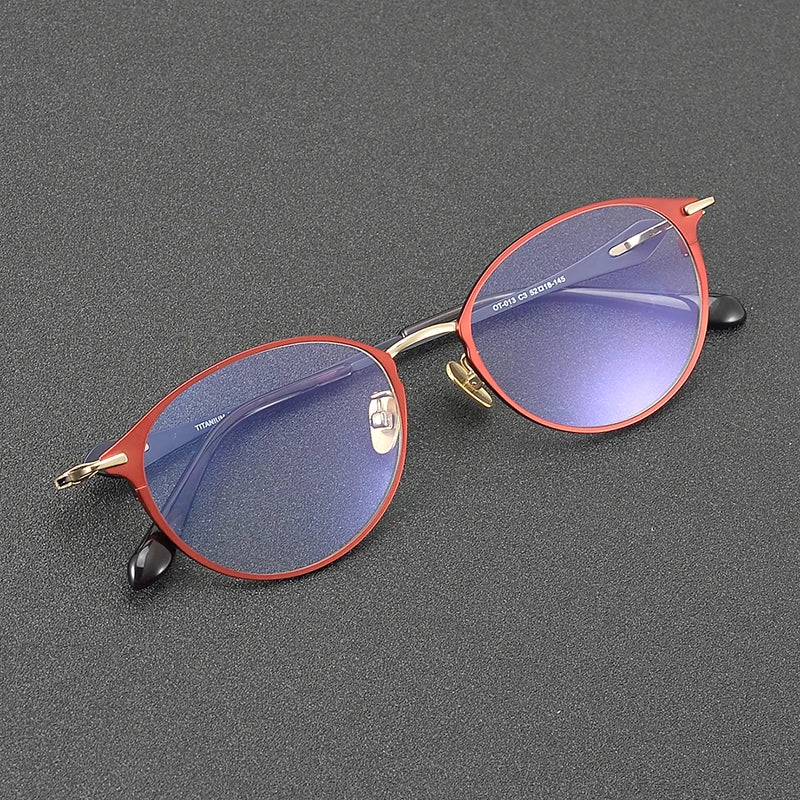 Shenzhen Factory Wholesale Titanium Eyeglass Frame Oval Unisex Luxury Design Diamond Face Shape for Reading Glasses