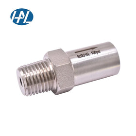 Adjustable 1/4 Male Thread Stainless Steel Pressure Relief Valve Manual Regulating for Gas General Application HAL-LOK RVF-4N-2P