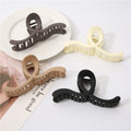 Wholesale Vintage 13.5cm Acrylic/Resin Eco-Friendly Plastic Matte Shark Hairpin Claw Clip Korean Style Hair Clamps for Women