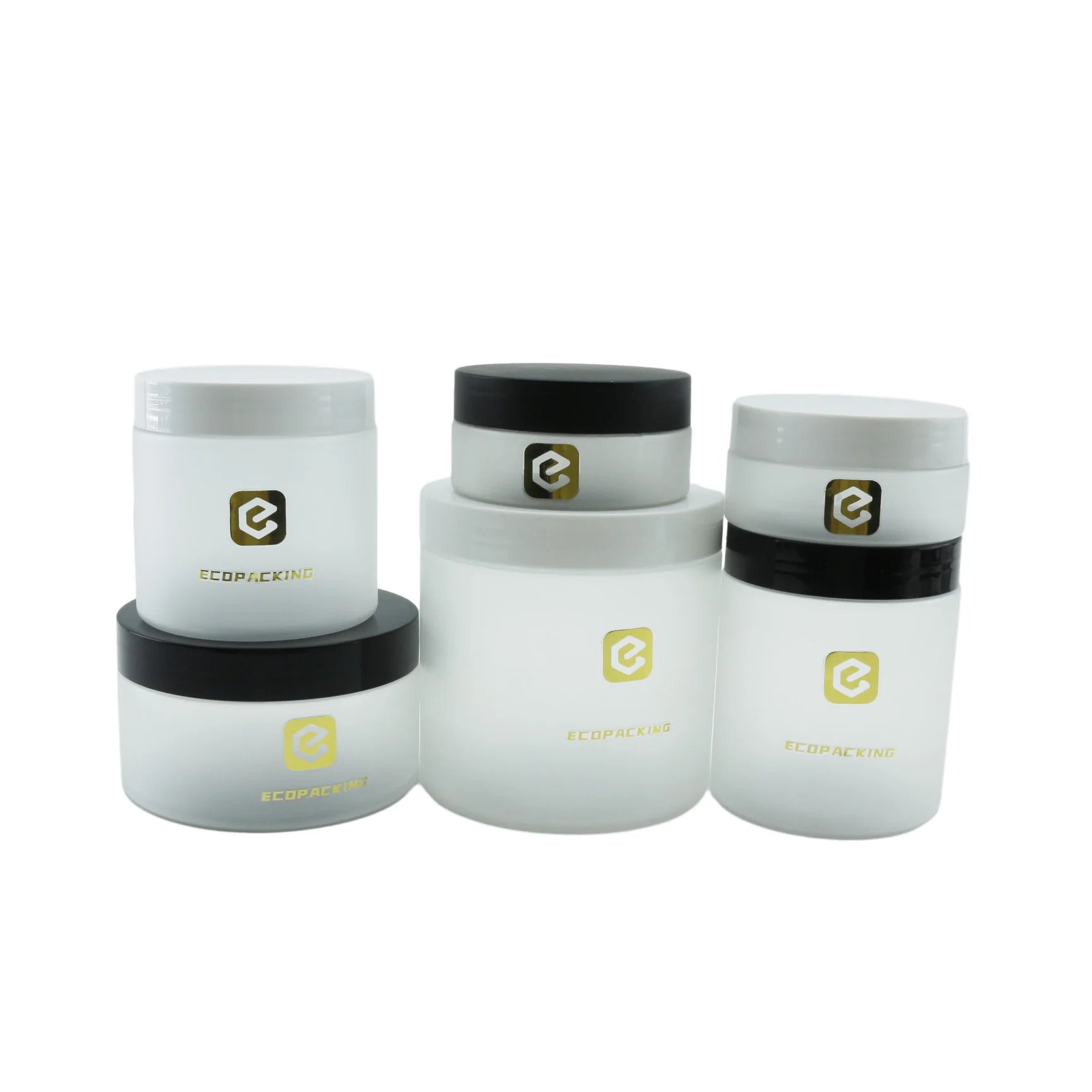Hot Sale Body Butter Cream Jar Container Packaging Jars 50ml 100ml 150ml 200ml 250ml clear Frosted PET Cosmetic Plastic Jar