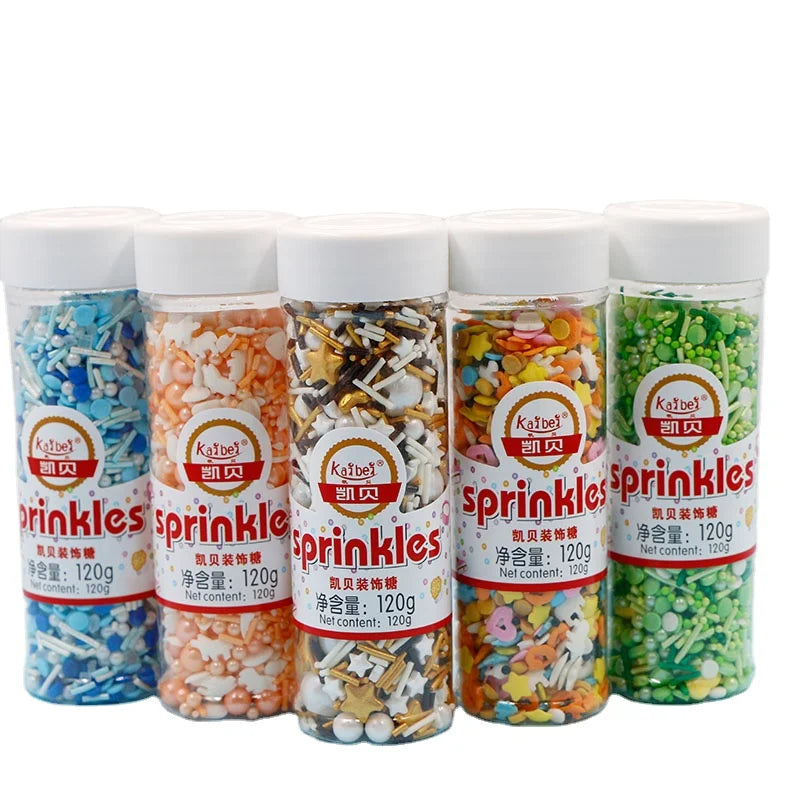 Best-selling Birthday Party Pastry Toppings Arrow Hearts Solid for Sprinkles in Bottle for Cake Decoration