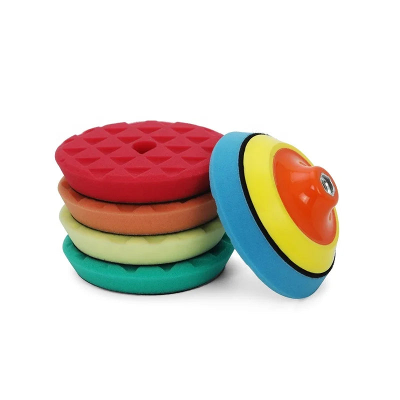 Experienced 6 Inch Sponge Polishing Pad Kit for Pad Polisher OEM Free Shipping Buffing King's Professional Sander Usage