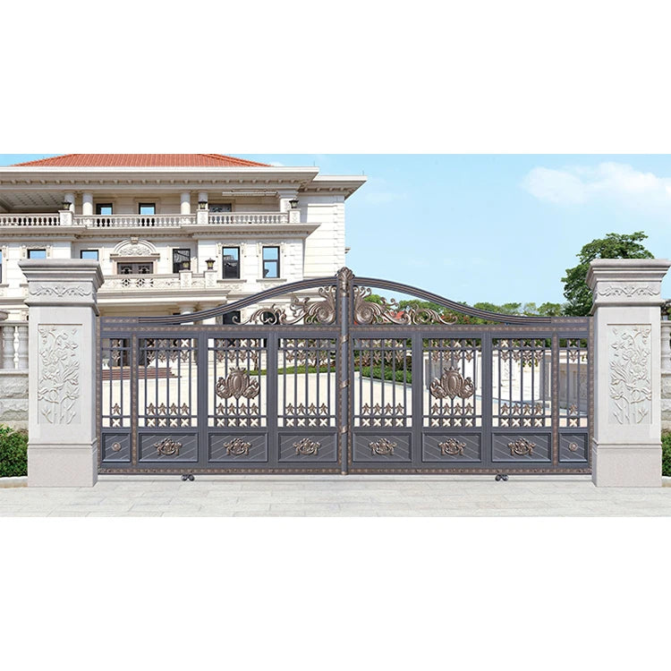 Compound Wall Manual Aluminium Sliding Gate