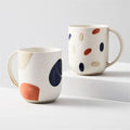 Wholesale Modern Style Handgrip Drinkware Simple Shape Cheap Wholesale Coffee Cup Ceramic Mugs