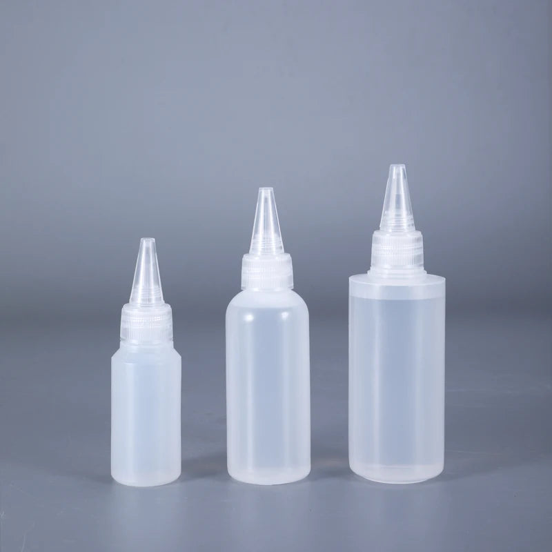 30ml 60ml 100ml Pe Soft Plastic Squeeze Bottle for Clear Glue