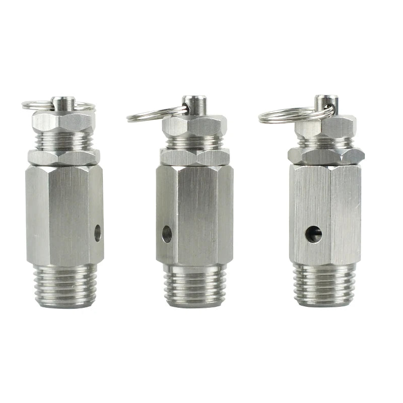 304 Stainless Steel Pneumatic Parts Safety Valve Relief-Pneumatic Safety Valve