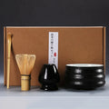 Custom Matcha Tea Set Bamboo Whisk Scoop Ceramic Whisk Holder Matcha Bowl Ceremony Kit for Traditional Japanese Tea Ceremony