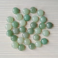 Hongzhuo Healing Gemstone Natural Crystal Healing Stones Round 10mm Green Aventurine Jade Cabochons Crafts