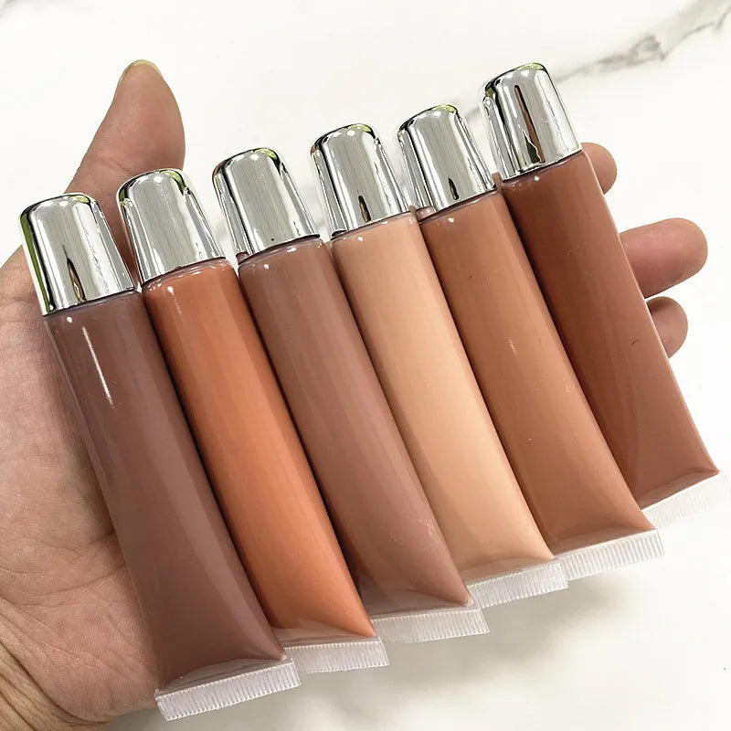 Makeup Mineral Waterproof Glossy Matte Lip Gloss 15 ML Squeeze Tube Private Label