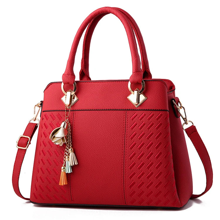 2025 Trends New Models Lower Price Top Red Colour Fancy Wedding Luxury Handbags for Women Customised logo
