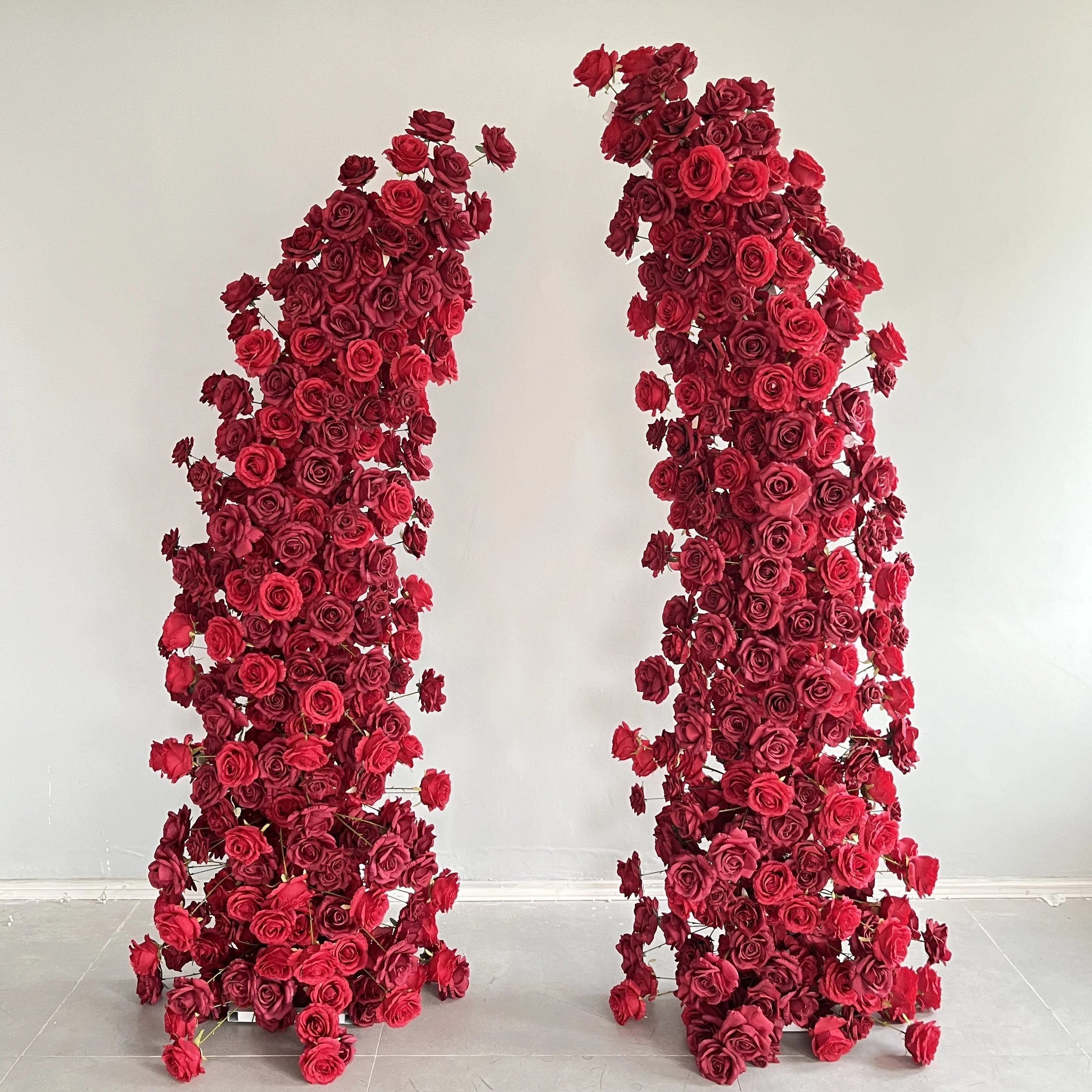 KL-HOA002 Wholesale Artificial Flower Arch for Wedding Arch Flower Backdrop Horn Flower Arch Arrangemnt Decoration