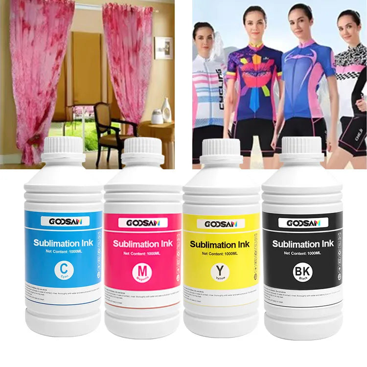 Anti UV Custom OEM CMYK Dye Sublimation Ink for Epson ET 15000 16500 8168 4760 2720 2730 2770 3710 3150 3110 3050 1110 Printer