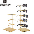 Portable Metal Sunglasses Stand for Retail Store Countertop Display Eco-Friendly Black Glasses Display Stand