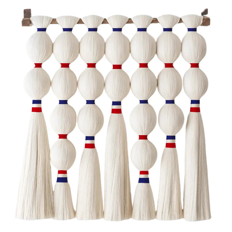 Macrame Wall Hanging Boho Handmade Cotton Rope With Tassel Home Decoration for Bedroom Decor and Home House Decoration Tapestry