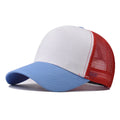 100% Polyester Cheap 5 Panel Curved Brim Sports Foam Mesh Trucker Cap