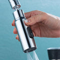 3 Modes Tap Extender Adapter Lengthened Universal 360 Degree Rotary Swivel Kitchen Faucet Nozzle Bathroom Accessories