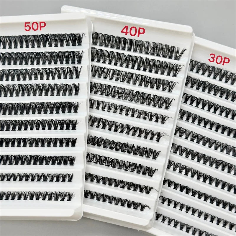 Sunland New Hot Self Grafting Lashes Extensions 10p 20p 30p 40p Premade Fan Diy Self Grafting Lashes
