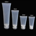Empty Plastic Portable Transparent Hose Tubes Squeeze Cosmetic Cream Lotion Travel Dispense Bottle