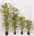 Long Life Time Artificial Plants Faxu Bamboo Home Decoration Shenzhen Carton Plastic Planter Plastic Trees Plastic Fence 10 Pots