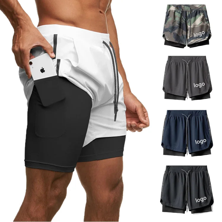 Wholesale Custom Quick Dry Comfortable Solid Gym Running Bodybuilding Men Shorts