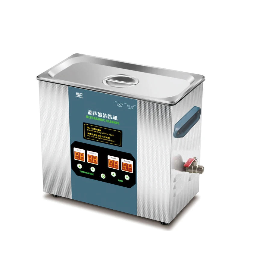 UC-8180L Wholesale Desktop Ultrasonic Cleaner 53/68/80khz Heater Timer 6l Jewelry Ultrasonic Sound Cleaner
