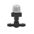 Gray Garden Sprayer Fog Nozzles With Tee Connector Greenhouse Misting Nozzles