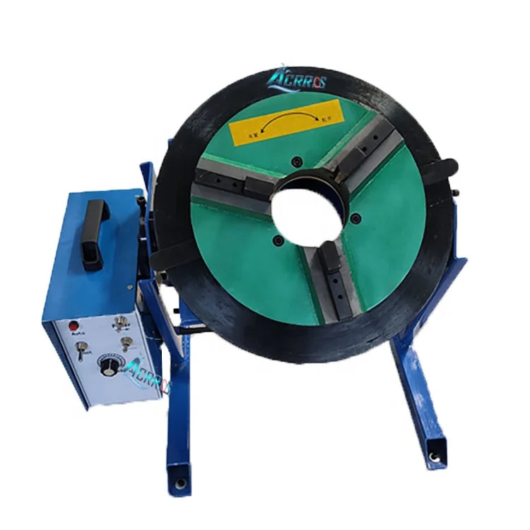 Bellows Hose Rotating Table Center Hole 170Mm Automatic Welding Positioner Tilt Welding Turntable