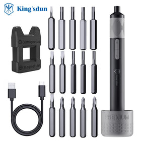 KS-882043 Multifunctional Electric Screwdriver Set 3.7V Adjustable Torque Cordless Power Screwdriver for Laptop Repairing