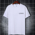 2024 Fln Wholesale Unisex Print Pattern T-Shirt Custom Oversized 100% Cotton Drop Shoulder Blank Knitted for Men