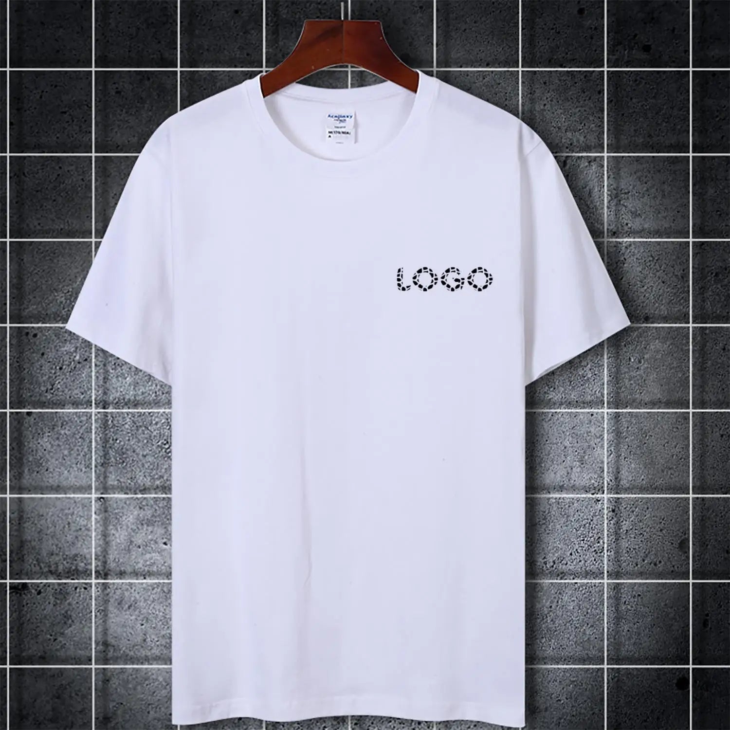 2024 Fln Wholesale Unisex Print Pattern T-Shirt Custom Oversized 100% Cotton Drop Shoulder Blank Knitted for Men