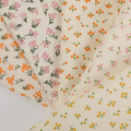 Low MOQ Wholesale Custom Floral Printing Fabric Customized Design 100% Organic Cotton Twill Print Fabric