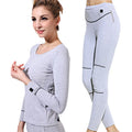 Cold Weather Women Cotton Lightweight Heated Underwear Temperature Control Electric Clothes Soft Smooth Knit Thermal Base Layer