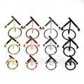 Painted Crystal Metal Display Stand with Raw Stone Exchange Heart Decoration for Love-Themed Spaces