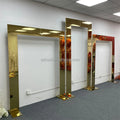 New Arrival Metal Bridge Arch Wedding Flower Arrangements Stand Balloon Arch Backdrop Stand