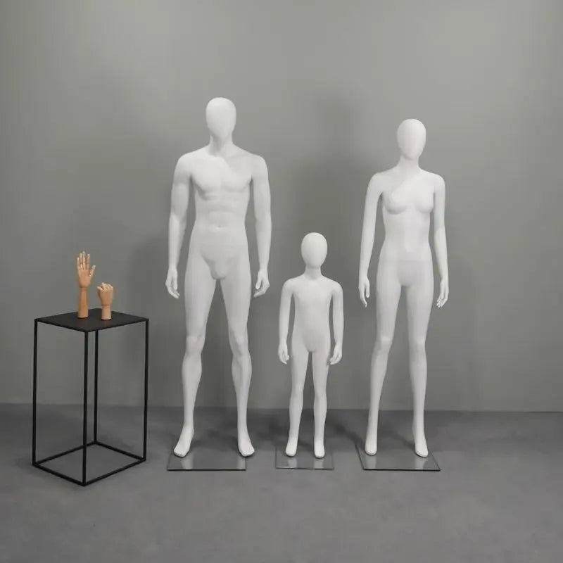 Fiberglass Family Full Body Mannequin for Sport