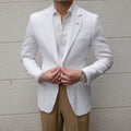 Summer Thin Breathable Linen Fashion Urban Leisure Men's Suit Jacket Joker Single-breasted Slim Men's Suit Jacket.
