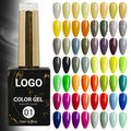 Lehchis Hema and Tpo Free Low Moq Hot UV Gel Set 246 Color Nail Art Salon UV Gel Soak Off Gel Polish