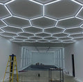 High Brightness Portable Hexagon LED Light Seamless Connection Car Wash Detailing Lights Waterproof Feature for Workshop