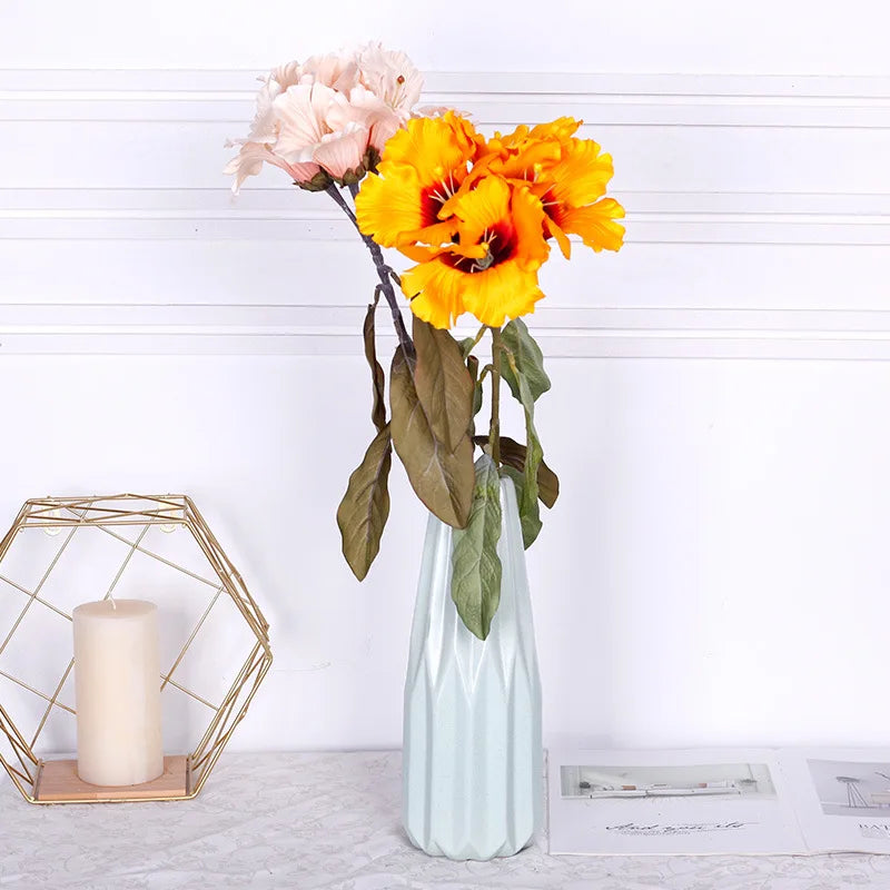 Wholesale  Artificial  Hibiscus Flowers for Wedding Arrangement  Decoration