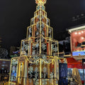 Large Outdoor Christmas LED Tree Lighting Customizable Color Source with Hexagon Shape Manufactured Support