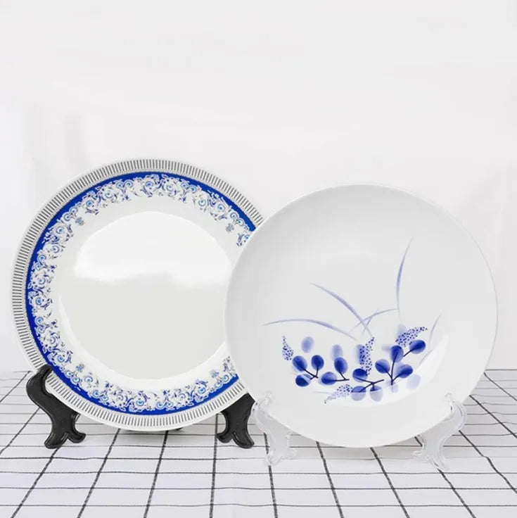Acrylic Plate Stands Plastic Plate Display Stand for Home