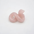 HZ Blue Opal Carved Crystal Snake Semi-Precious Stone Snake Replica Crystal Healing