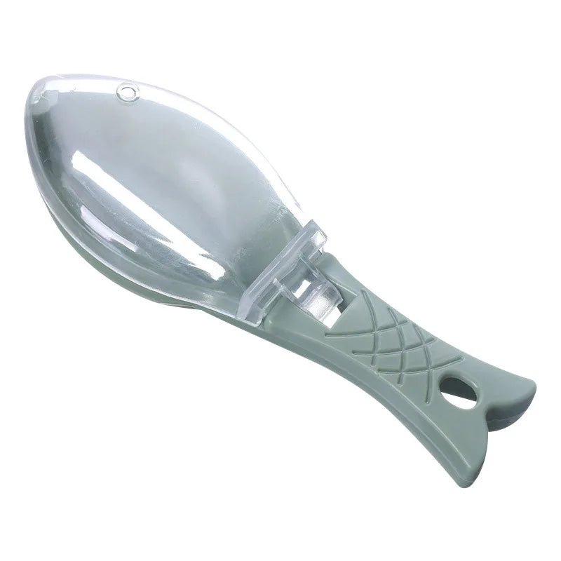 Fish Scale Peeler Scraper Brush Cleaning Scraping Scales With Knife With Lid Fish Scale Scraper Tool