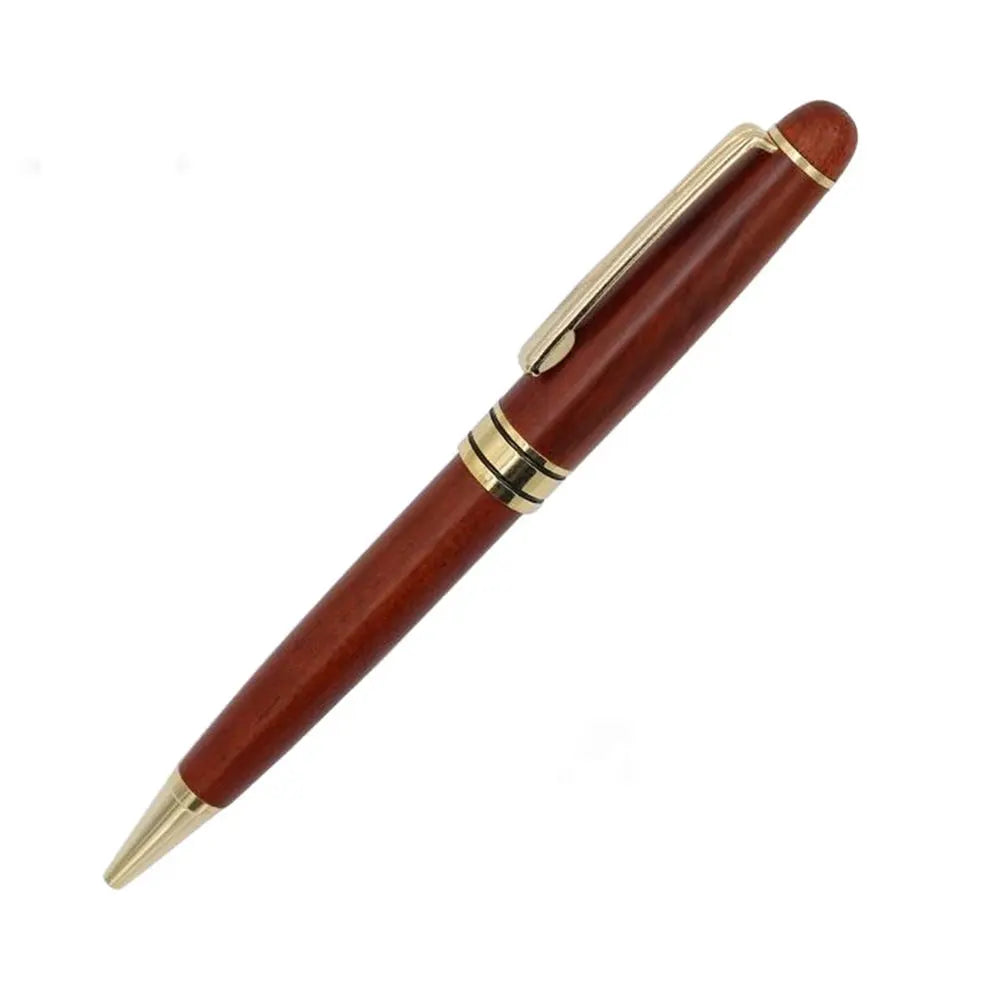 BECOL Promotional Eco Friendly Natural Rosewood Ballpoint Pen Customize Wood Ball Pen with Logo Printed for Gift