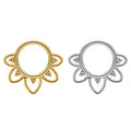 Hot Sell ASTM F136 Titanium 16G Segment Clicker Nose Ring  Ear Cartilage Tragus Helix Conch Lip Piercing Body Piercing Jewelry