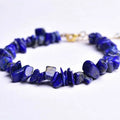 Wholesale Natural Gemstone Chips Lapis Lazuli Quartz Crystal Tumble Stone Gravel Bracelet