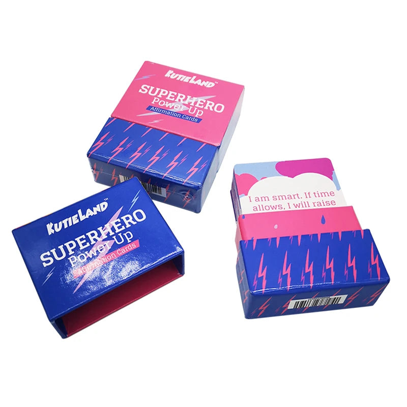 Wholesale Drinking Question Card Game Custom Print Design Affirmation Game Card Deck with Box